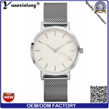 Yxl-269 Nuevo reloj de la correa de malla de los hombres de las mujeres Reloj de la pulsera de malla de la manera de acero inoxidable de la alta calidad Reloj de las señoras de la promoción